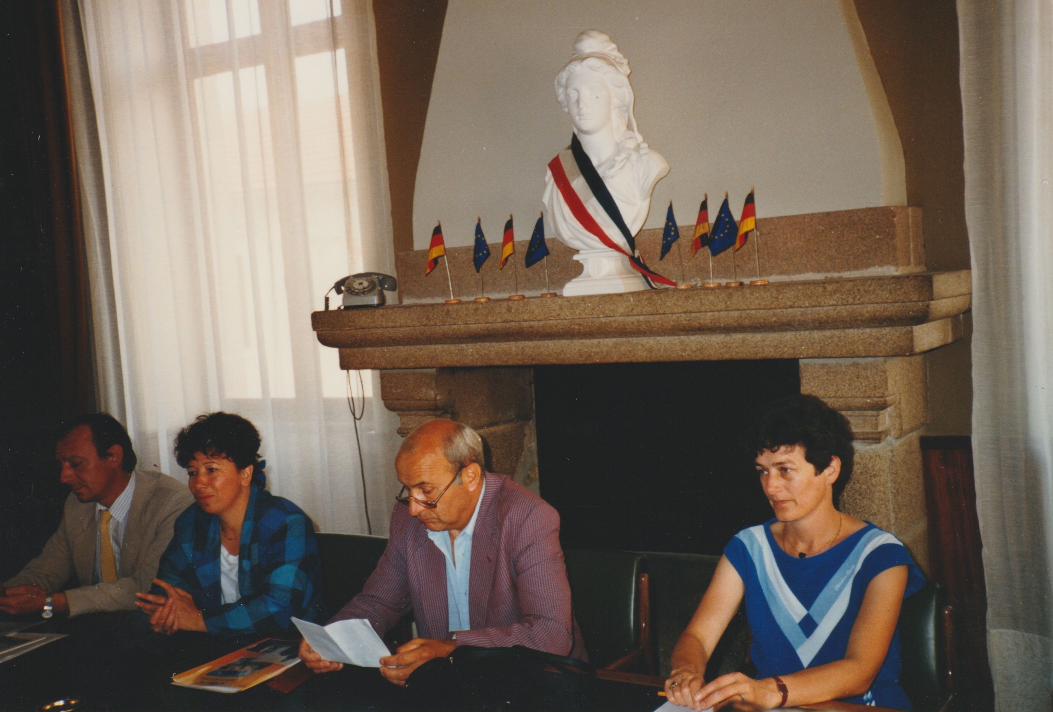 Bgm. Gagnadre stellt die Gemeinde Ambazac vor