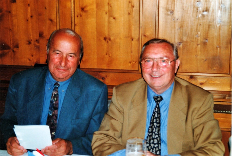 Die Begründer der Partnerschaft - André Gagnardre und Georg Hänfling