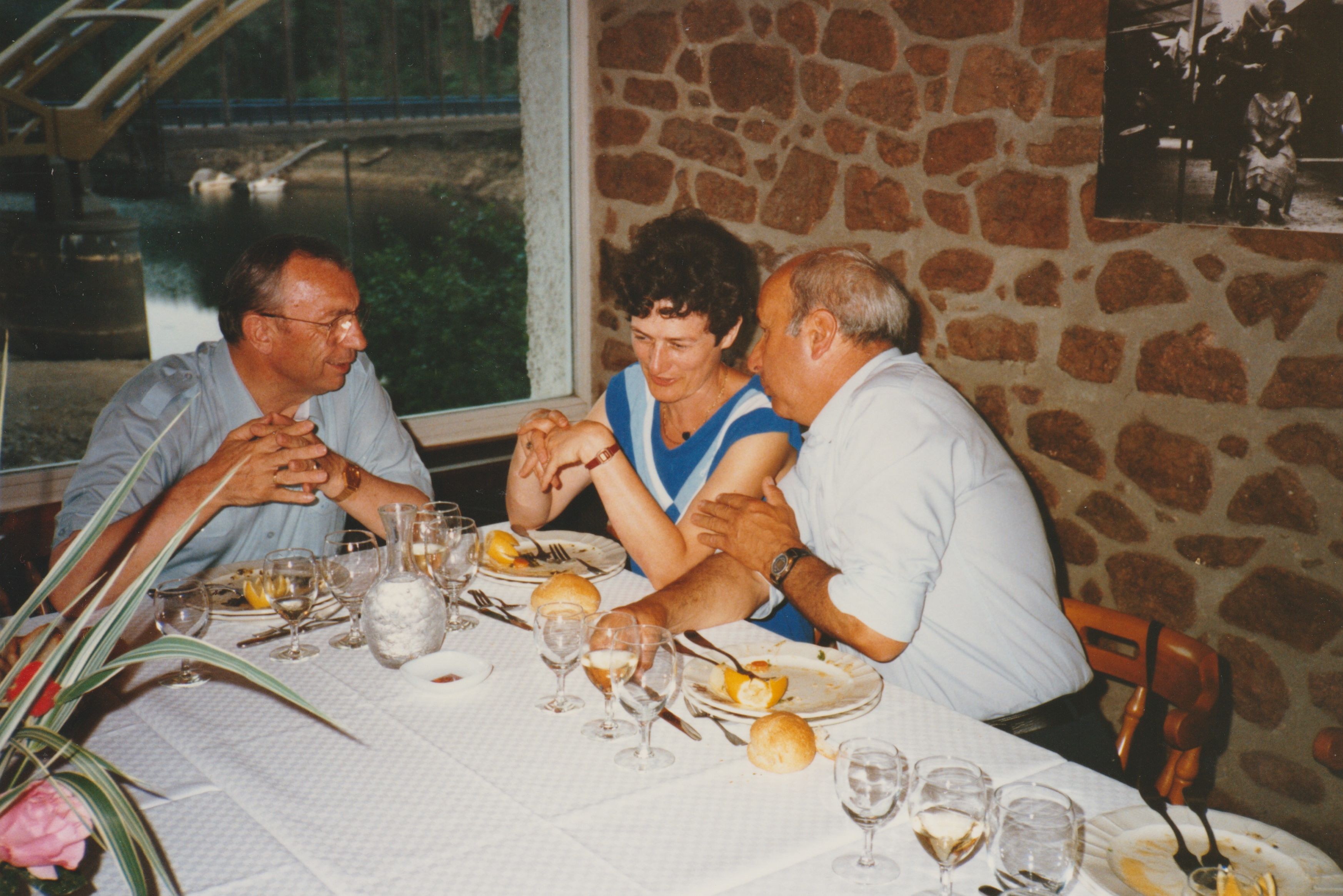 erste Gespräche der Bürgermeister mit Dolm. Inge Divos